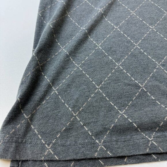 Basic Equipment Polo Shirt Mens Medium Diamond Pattern Short Sleeve Casual Golf - Picture 6 of 10